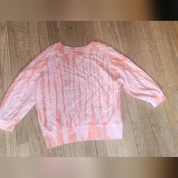 ANTHROPOLOGIE BLOUSE PINK TYE DYE SZ MEDIUM - Picture 3 of 6